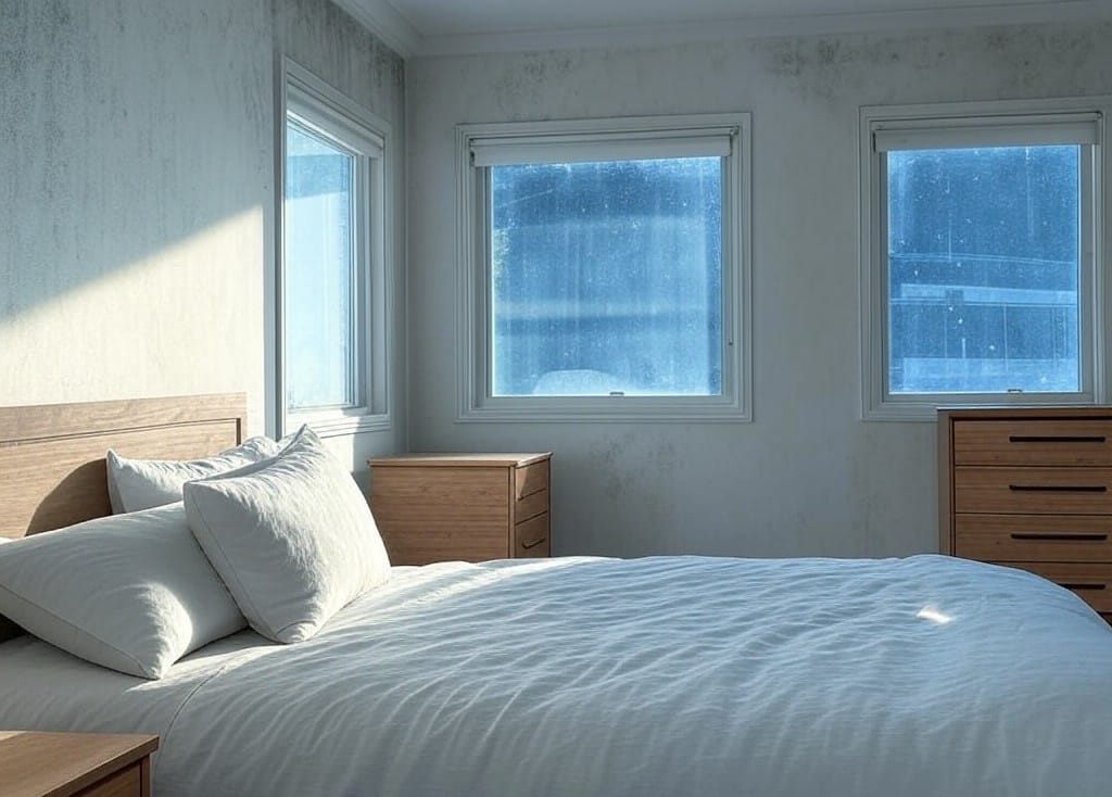 Moho en el dormitorio
