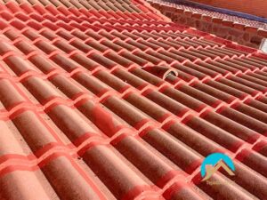 Tejado reparado