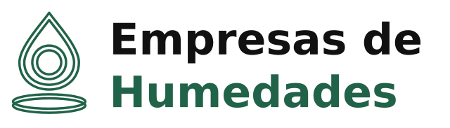 Empresas de Humedades · Logo negro y verde
